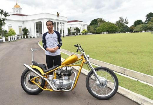 Paspampres Kaget, Jokowi Tiba-tiba Ngegas Motor Chopper
