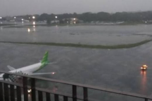 Banjir Januari 2020, Bandara Halim Ditutup Sementara
