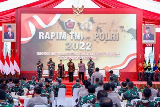 Rapat Pimpinan TNI - Polri, Ketua MPR Tekankan Pentingnya Pokok-Pokok Haluan Negara