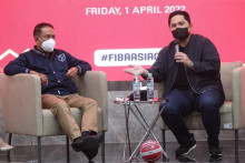Menteri BUMN dan Ketum Perbasi Apresiasi Dukungan Menpora Amali Terhadap Basket Indonesia