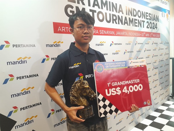 Aditya Bagus Arfan Tuntaskan Misi di Pertamina Indonesian Grand Master Tournament 2024