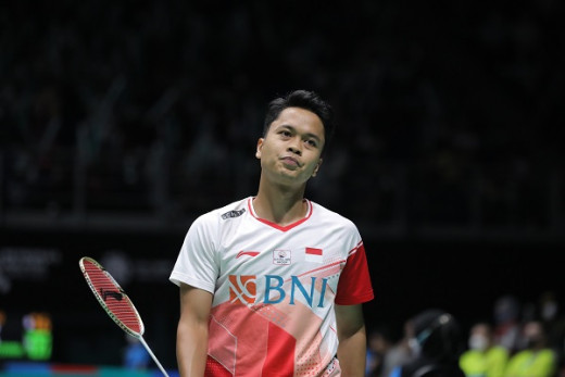 Diganjal Axelsen, Ginting Gagal ke Semi Final