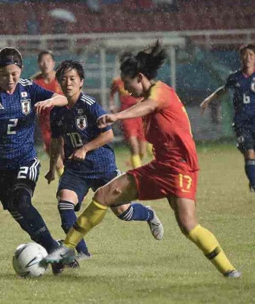 Sundulan Sugawasa Yuika Antar Jepang Juarai Sepakbola Putri