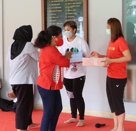 Greysia/Apriyani Gelar Acara Syukuran