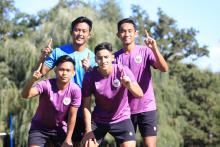 Latihan Voli Materi Recovery Timnas U 19 Indonesia