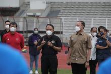 Menpora Amali Motivasi Pemain Timnas Indonesia dan Sampaikan Pesan Presiden