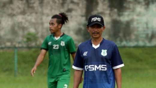 Djanur Minta Maaf Atas Kegagalan PSMS Lawan Bhayangkara FC