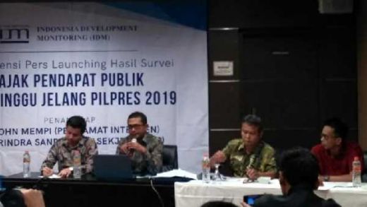 Survey IDM: Raih 57,6 Persen, Prabowo-Sandi Gilas Jokowi-Amin