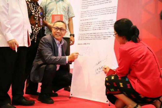 Hardiknas, Zulkifli Hasan Pimpin Deklarasi Implementasi Pengajaran Pendidikan Pancasila