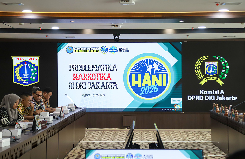 Perangi Narkoba, DPRD DKI Usul BNNP Gabung Forkopimda Plus