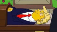 Donald Trump Positif Corona, Ramalan Kematian dalam Serial The Simpsons Viral Lagi