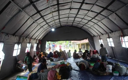 Banjir Landa Aceh Tamiang, 1.413 Warga Bertahan di Posko Pengungsian