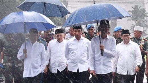 Saat-saat Jelang Jokowi-JK Salat Jumat di Monas dan Baju Loreng Paspampres