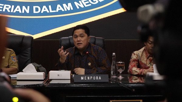 Bantuan Peralatan Olahraga buat Daerah Terdampak Bencana Alam, Menpora Erick Ucapkan Belasungkawa