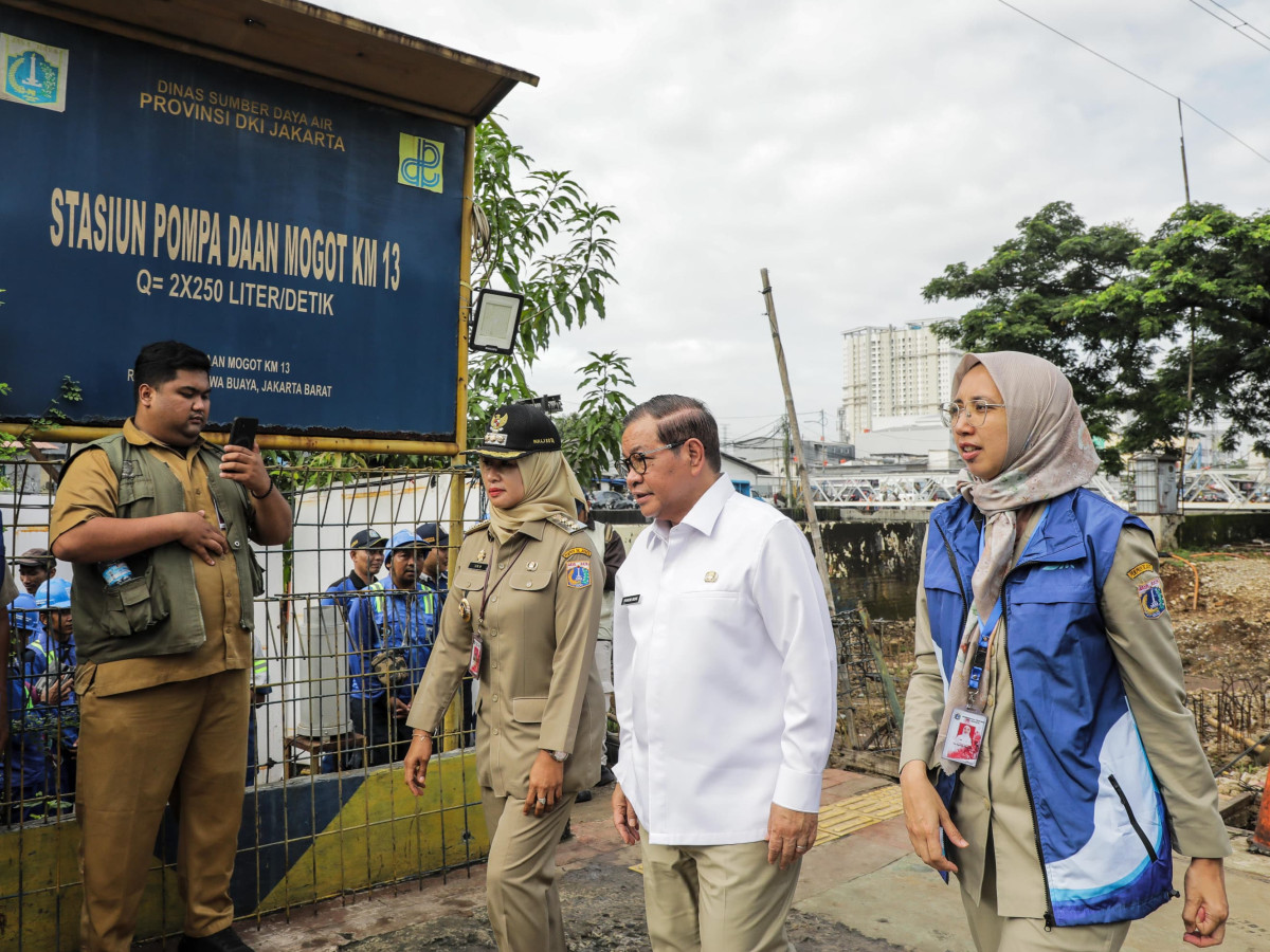 Pemprov DKI Optimalkan Rumah Pompa Daan Mogot untuk Pengendalian Banjir