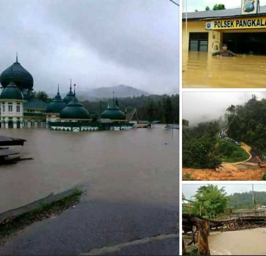 Besok, Hujan Lebat Diberbagai Wilayah Termasuk Aceh, Riau dan Sumbar, BMKG Ingatkan Potensi Bencana Longsor dan Banjir
