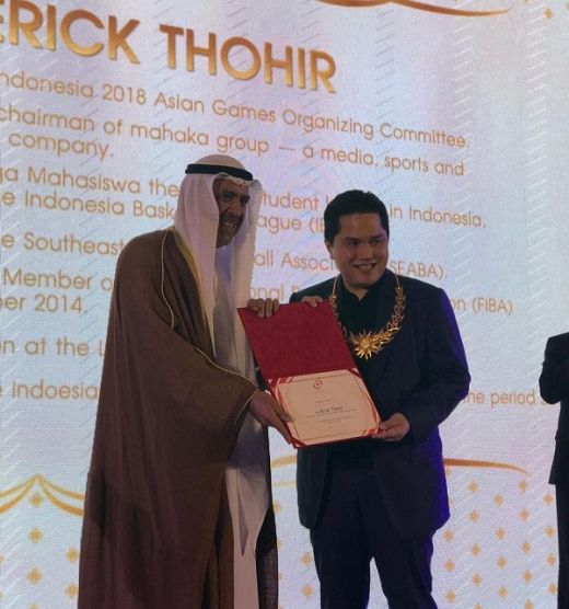 Presiden OCA Serahkan Award Kepada Indonesia