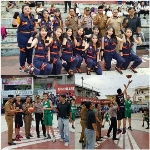 Resmi Dibuka Kadispora Pekanbaru, Liga Basket Pelajar SMP Diharapkan Bisa Mencari Bibit Atlet