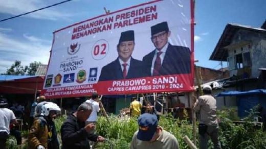 Kepala Desa Instruksi Pilih 01, Ketua RW Ajak Patungan Bikin Baliho Prabowo-Sandi