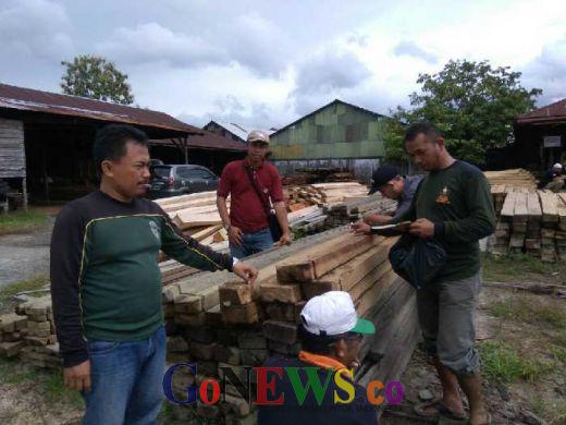 Dua Pelaku Ilegal Logging Dibekuk, Tim SPORC Bekantan Berhasil Amankan 4.100 Batang Kayu Olahan