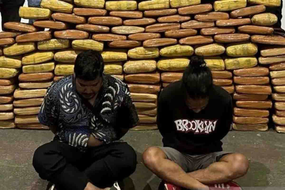 143 Kg Ganja Disita, Dua Kurir Jaringan Sumut Ditangkap di Tangerang