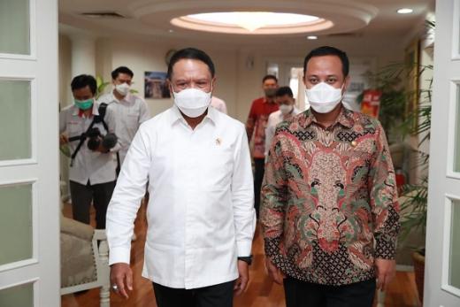 Menpora dan Plt Gubernur Sulsel, Bahas Grand Design Olahraga dan Stadion Mattoanging