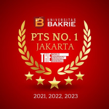 Universitas Bakrie Kembali Raih Posisi PTS Terbaik di Jakarta Versi THE Impact Rankings 2023