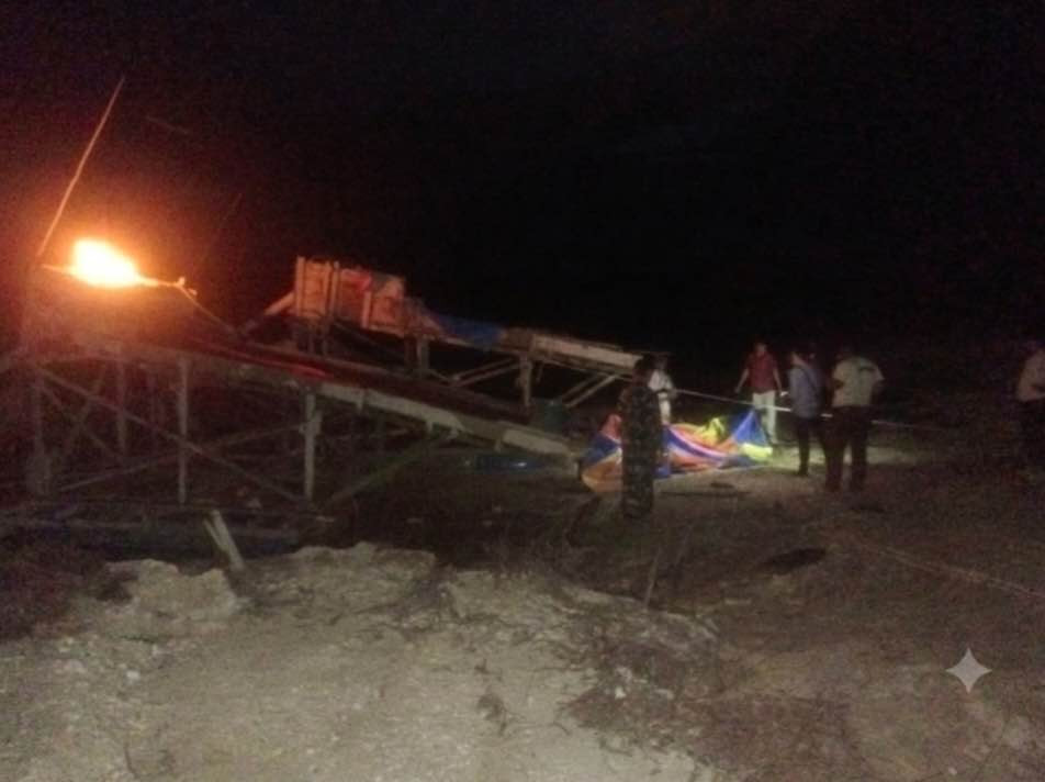 Tindak Lanjuti Laporan Perusahaan, Aparat Musnahkan Peralatan Dompeng di Desa Pantai