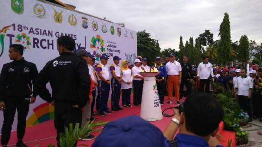 Obor Asian Games 2018 Diharapkan Bisa Membakar Semangat 25 Atlet Riau Raih Prestasi Puncak