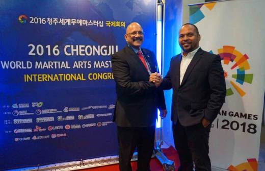Perkembangan Asian Games 2018 Dibahas di Kongres World Martial Arts Masterships