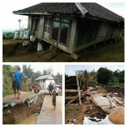 1.300 Jiwa Mengungsi, 380 Rumah Rusak Akibat Gerakan Tanah di Cianjur