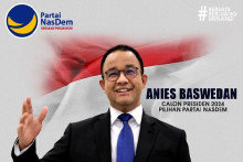DPP Umumkan Anies Capres, NasDem Sulsel Cetak Ribuan Spanduk