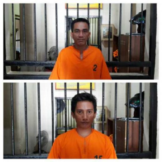 2 Tahanan Kabur Polsek Kemuning Inhil Tak Berkutik Diciduk Polisi Saat Tidur di Pondokan Kebun Karet di Pedalaman Jambi