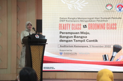 Beauty and Grooming Class Ingin Jadikan Perempuan Kemenpora Mampu Merawat Diri dan Berkepribadian Baik