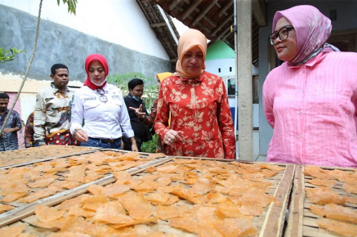 Kunjungi UMKM Kabupaten Kuningan, Penasehat DWP Kemenpora Harap UMKM Bisa Lebih Maju
