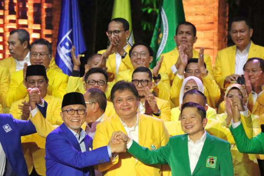 Sejarah Baru Jelang Pilpres 2024, KIB Tandatangani Kerjasama, Ketum Golkar Airlangga: Mari Sambut Sahabat Kita, PAN dan PPP