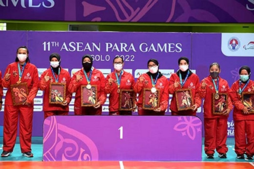 Tim Voli Duduk Putri Indonesia Penuhi Target Raih Emas
