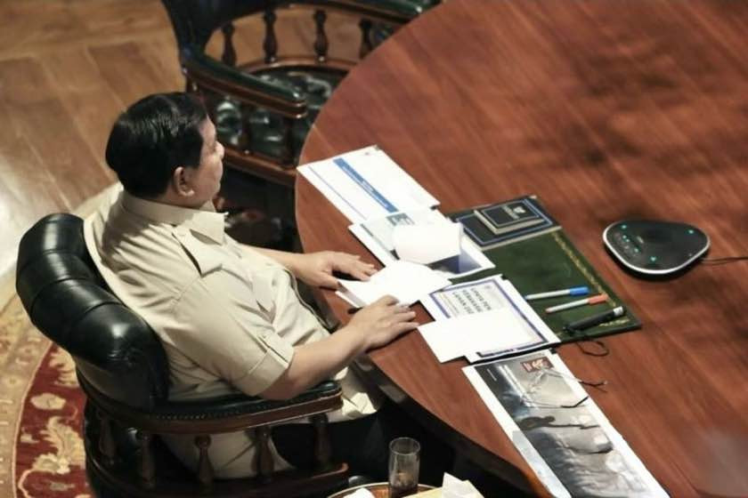 Dari Hambalang, Prabowo Tegaskan Perlu Kerja Sama Lintas Sektor Cegah Kebakaran Hutan