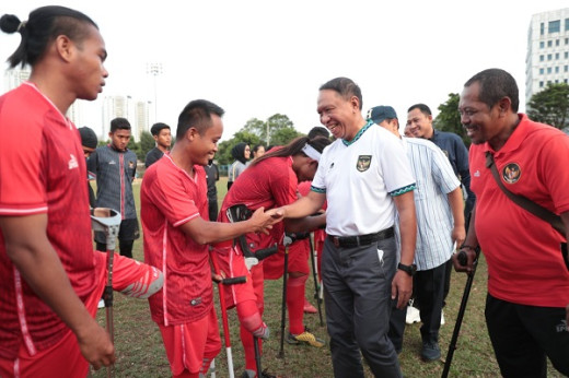 Pemerintah Komitmen Dukung Timnas Sepakbola Amputasi Indonesia di Piala Dunia 2022