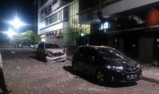 Ledakan Keras di RS Siloam Makassar Berasal dari Genset di Lantai 9 dan Mengenai Mobil