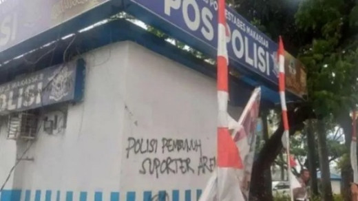 Bom Meledak di Pos Polisi Makassar, Ada Coretan: Polisi Pembunuh Suporter Arema