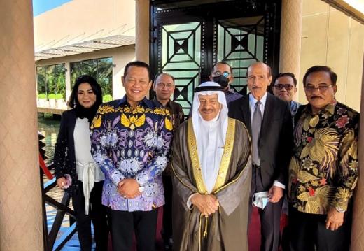 Bertemu Ketua Dewan Syura Kerajaan Bahrain, Bamsoet Dorong Peningkatan Kerjasama Bilateral