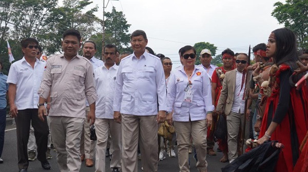 Sambut Kehadiran Hashim, Kader Gerindra dan Relawan KKP Sulut Siap Menangkan Prabowo-Gibran