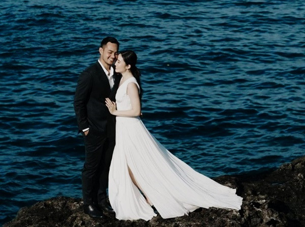 Febby Rastanty dan Tunangannya yang Berprofesi Polisi Gelar Prewedding
