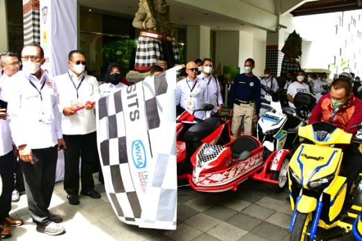 Bamsoet Lepas Rally Motor Listrik Pertama di Indonesia