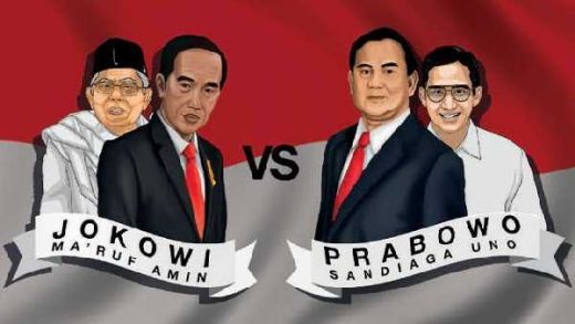 Survei LKPI: Elektabilitas Prabowo-Sandi Naik 58,1 Persen, Jokowi-Amin Keok