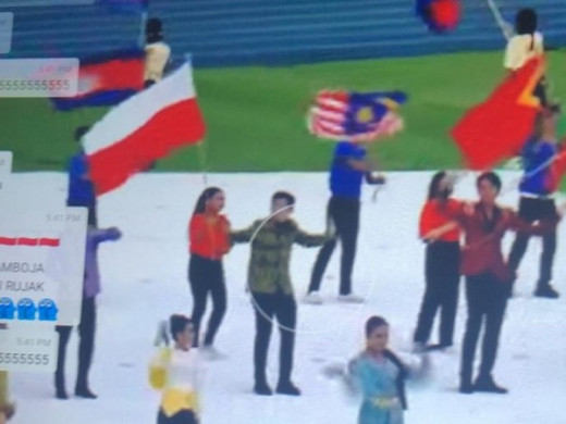 Kamboja Minta Maaf atas Kejadian Bendera Indonesia Terbalik