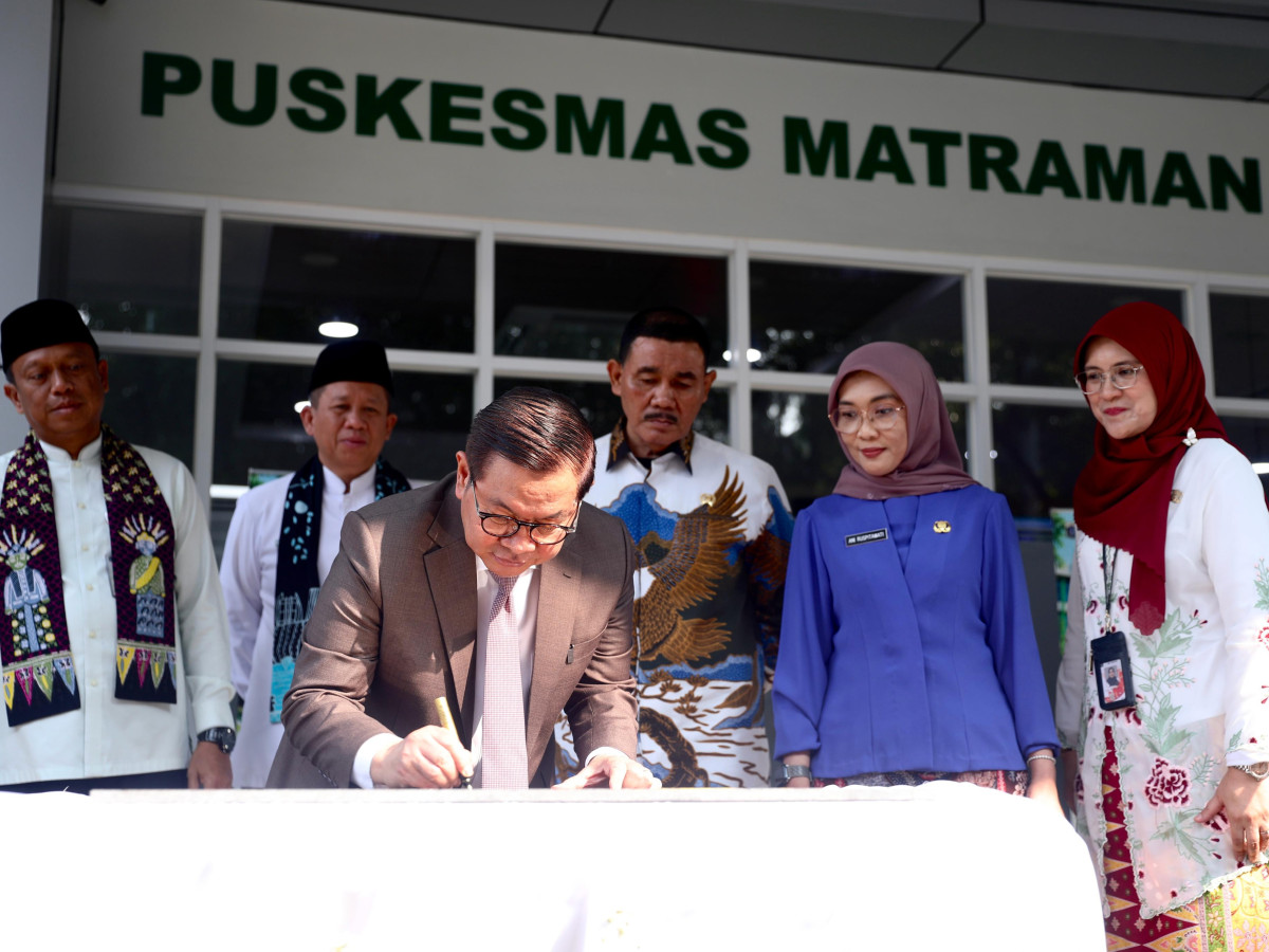 Puskesmas Matraman Diresmikan, Pramono: Sudah Setara Rumah Sakit Tipe D