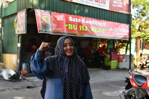 Kuliner Khas Solo Sate Kambing Bu Hj.Bejo Siap Sambut Asean Para Games Solo 2022