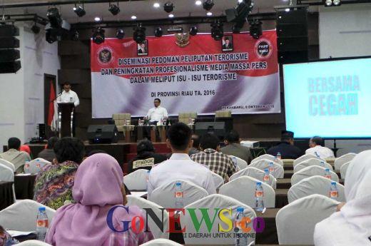 Menangkal Isu Terorisme, FKPT Rangkul Media Massa di Riau